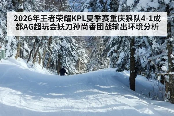 2026年王者荣耀KPL夏季赛重庆狼队4-1成都AG超玩会妖刀孙尚香团战输出环境分析